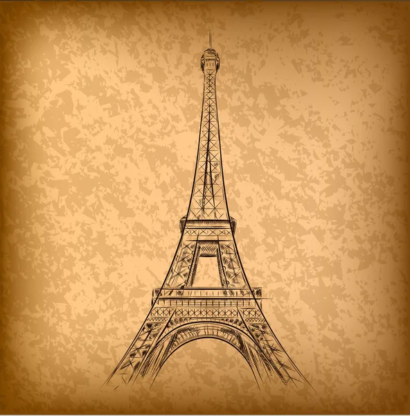 Eiffelturm — Stockvektor