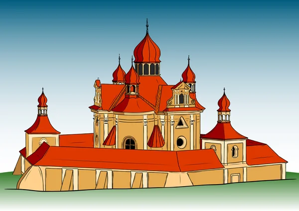 Большая церковь — стоковый вектор
