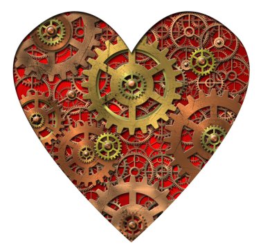 Mechanical heart clipart