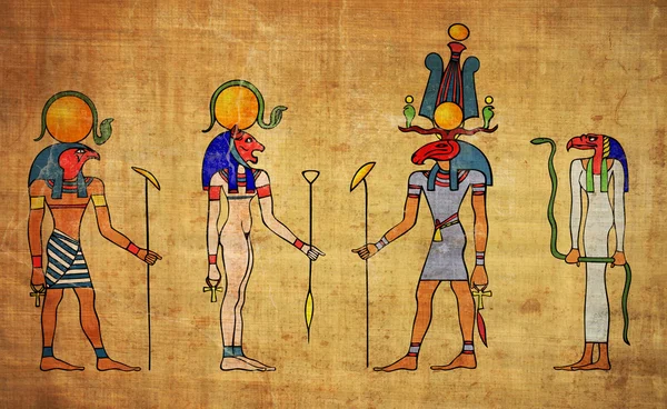 Dioses egipcios y diosa —  Fotos de Stock
