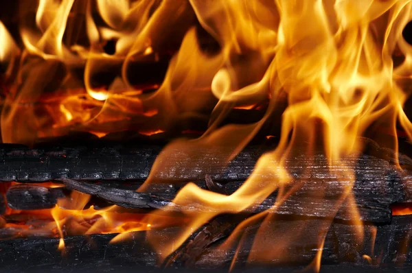 Fogo e chamas — Fotografia de Stock