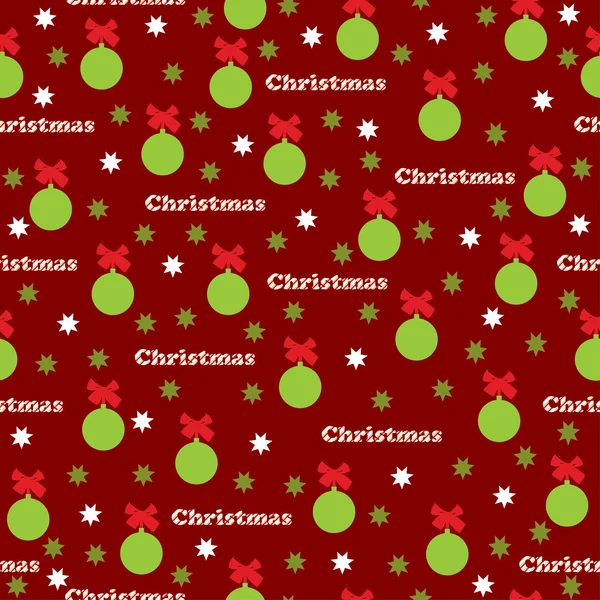 Weihnachten nahtloser Hintergrund — Stockvektor