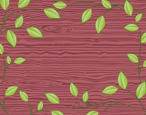Panneau vierge en bois — Image vectorielle
