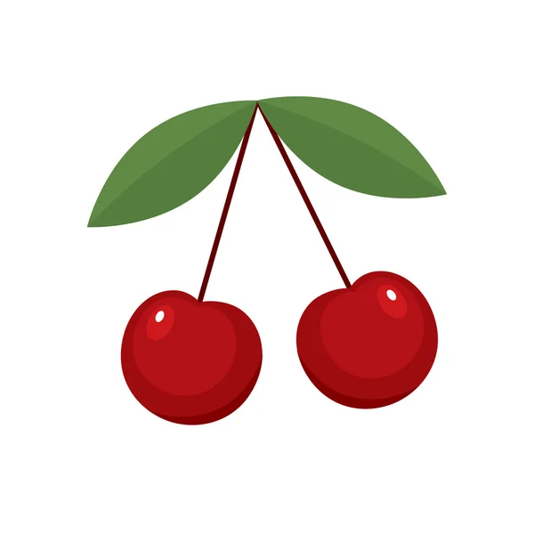 Cherry illustration — Stock Vector