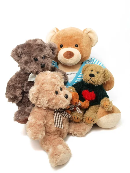 Teddy bears familie — Stockfoto