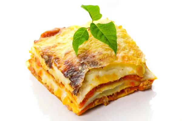 Блюдо італійської лазаньї — стокове фото