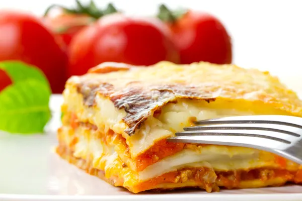 Olasz lasagna tál — Stock Fotó