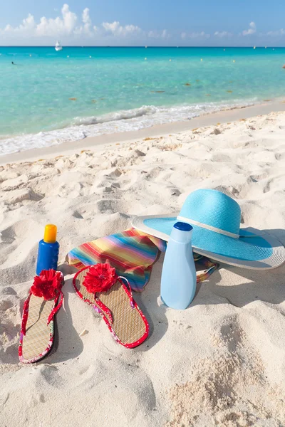 Vakantie in het Caribisch strand — Stockfoto