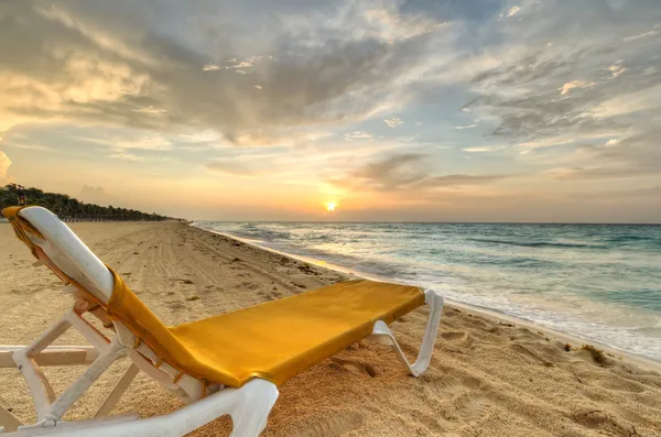 Karibiska havet på sunrise — Stockfoto