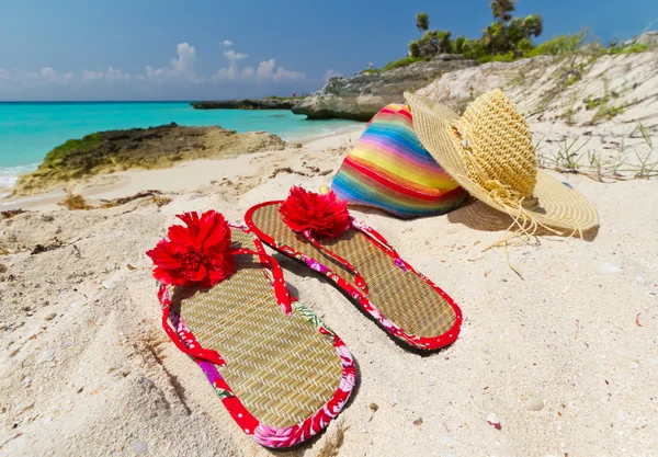 Vakantie in het Caribisch strand — Stockfoto