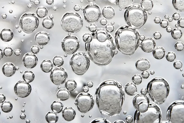 Bubbles of sparkling water — Stock Photo, Image