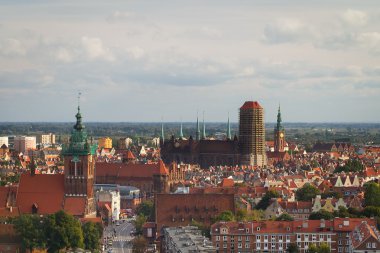 Gdansk eski şehir manzarası