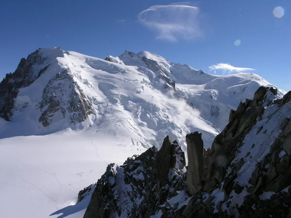 Mont Blanc Przewodniczący — Zdjęcie stockowe