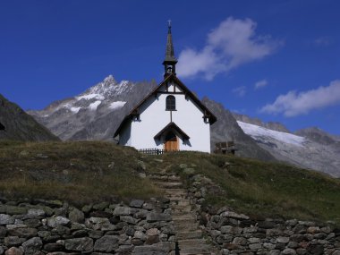 Chapel Belalp, Switzerland clipart