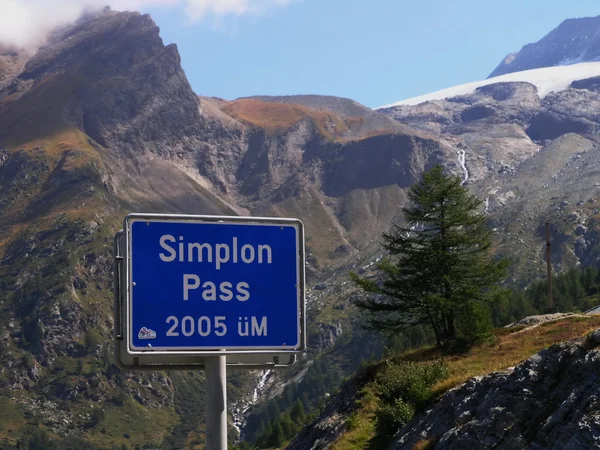 Simplon Pass Stock Image