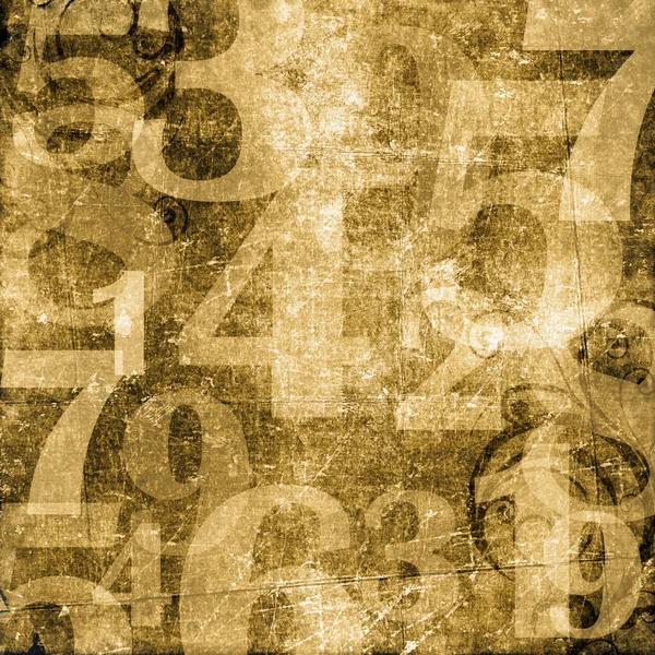 Numeri su sfondo Grunge — Foto Stock
