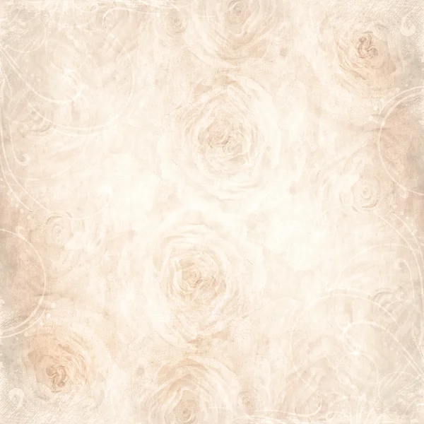 Teksturowanej tło z różą i miejsca na tekst — Zdjęcie stockowe