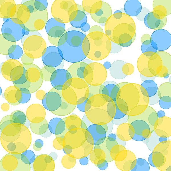 Żółty i niebieski bokeh bezszwowe tło wzór — Zdjęcie stockowe
