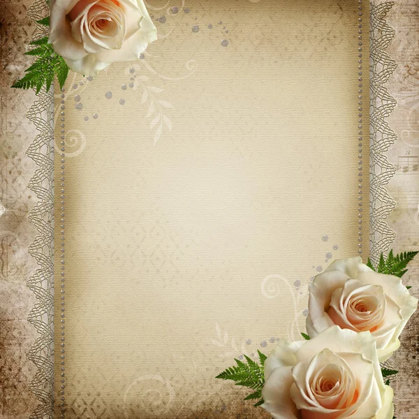 Vintage beautiful wedding background — Stock Photo, Image