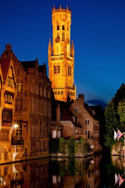 Night Brugge clipart