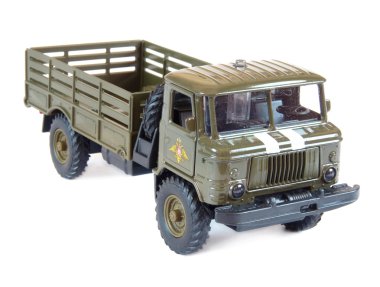 Collectible Model Russian GAZ-66, isolated on a white background clipart