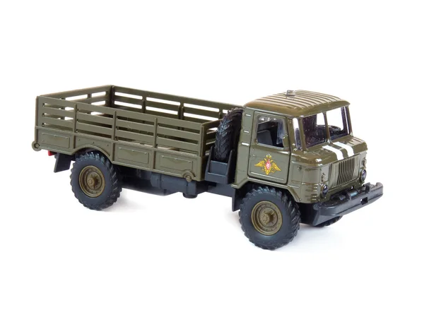 stock image Collectible Model Russian GAZ-66, isolated on a white background