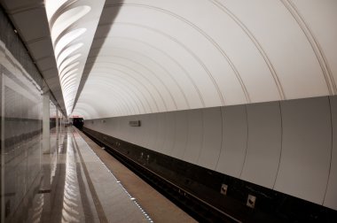 geometri çağdaş Mimarlık - metro istasyonu, moscow, Rusya Federasyonu