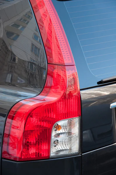 Taillight carro close-up, quadro vertical — Fotografia de Stock