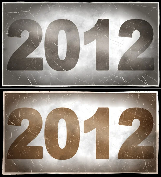 2012 Year artistic illustration — Stock Photo, Image