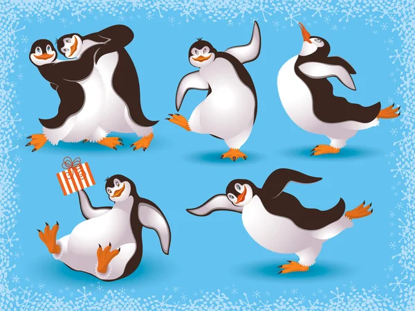 Pingüinos — Archivo Imágenes Vectoriales