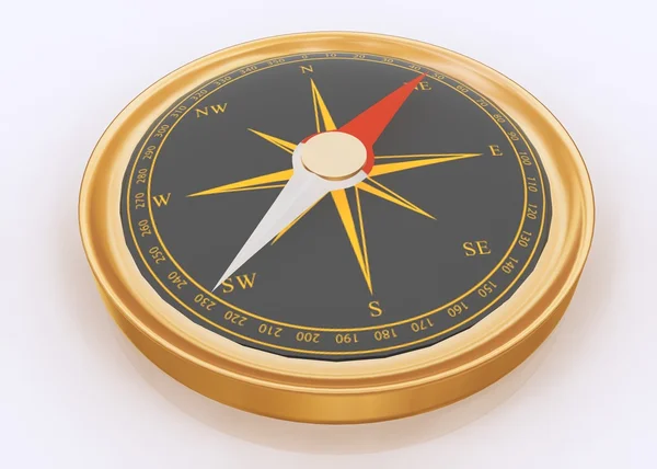 Kompass-Navigationskonzept — Stockfoto