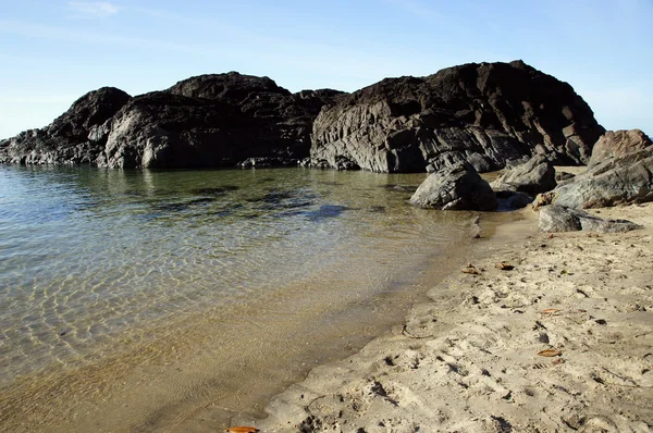 Кам'янистий пляж — стокове фото