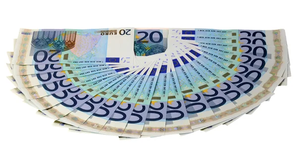 Модель денег в евро — стоковое фото