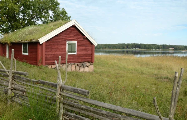 Den svenske hytta – stockfoto