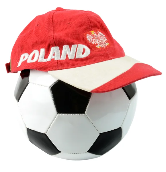 stock image Polish football composition