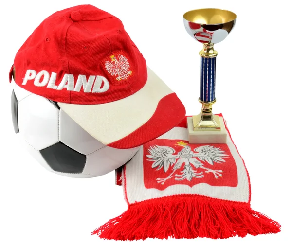 stock image Football Polish symbols