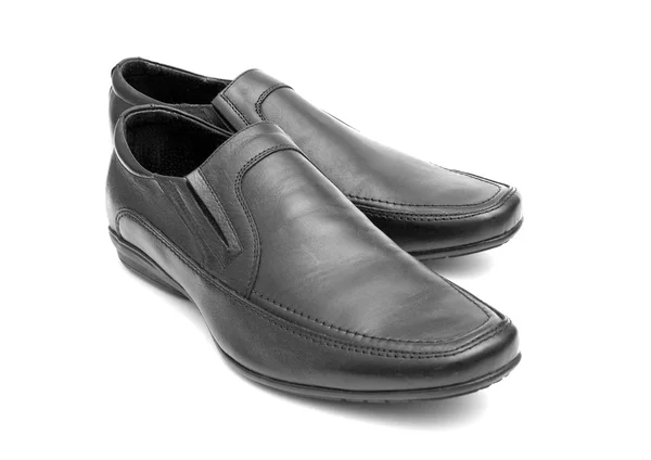 Czarne męskie buty — Zdjęcie stockowe