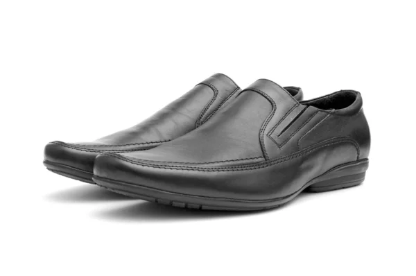 Par de sapatos de homem preto — Fotografia de Stock