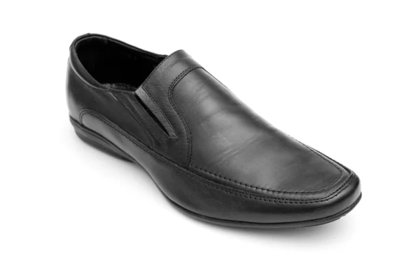 Schuh des schwarzen Mannes — Stockfoto