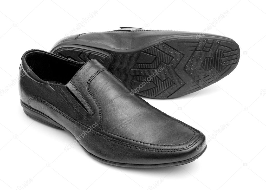 Pair of black man's shoes