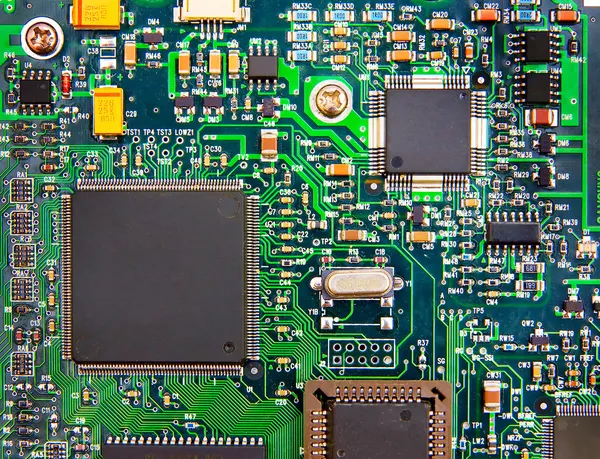 Elektronikus áramköri Stock Kép