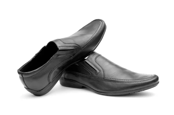 Par de zapatos de hombre negro —  Fotos de Stock