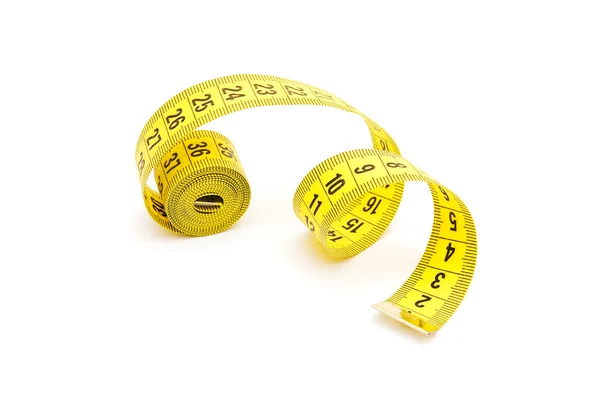 Ruban à mesurer jaune — Photo