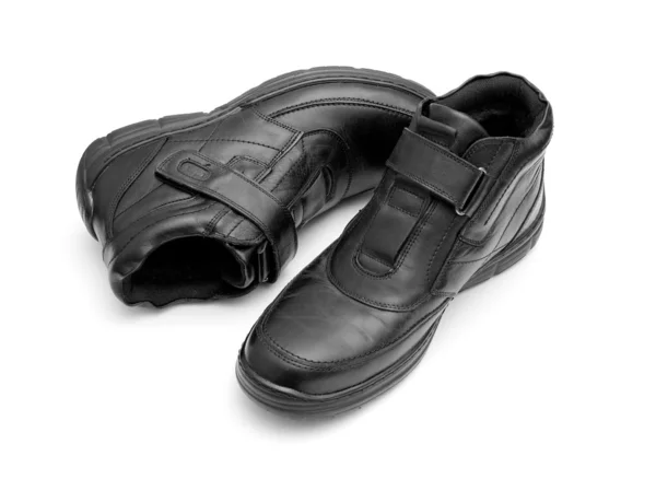 双黑人男子的靴子 — 图库照片