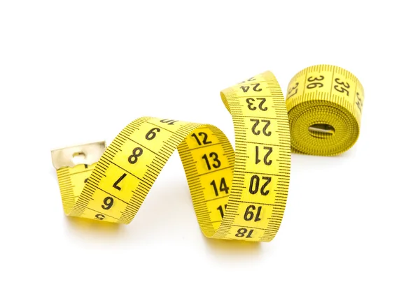 Yellow measuring tape — Stock Photo, Image
