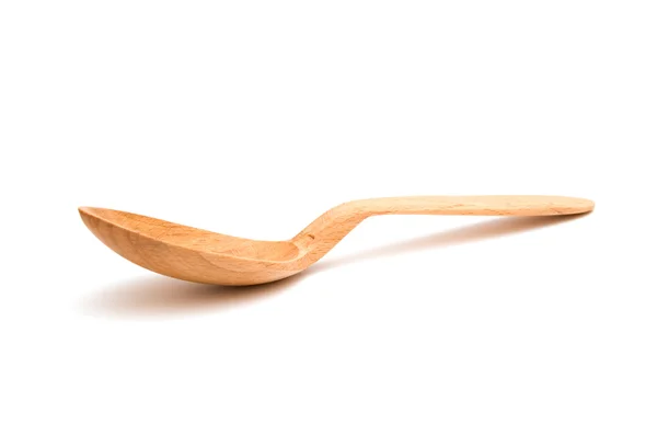 Pusty drewnianą łyżką — Zdjęcie stockowe