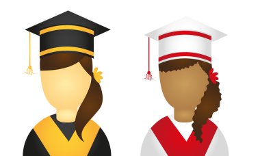 graduate icons clipart