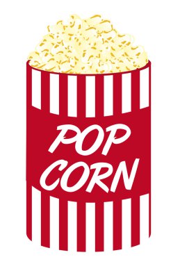 Pop corn karikatür