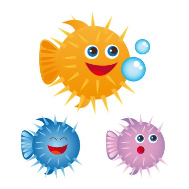 blowfish clipart