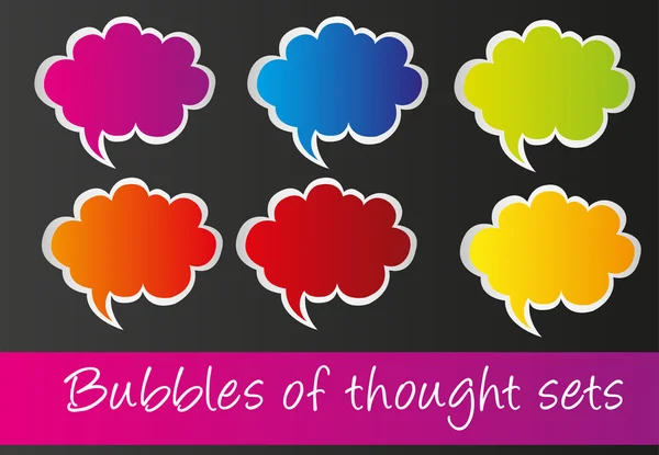 Thought bubbles — Stock Vector